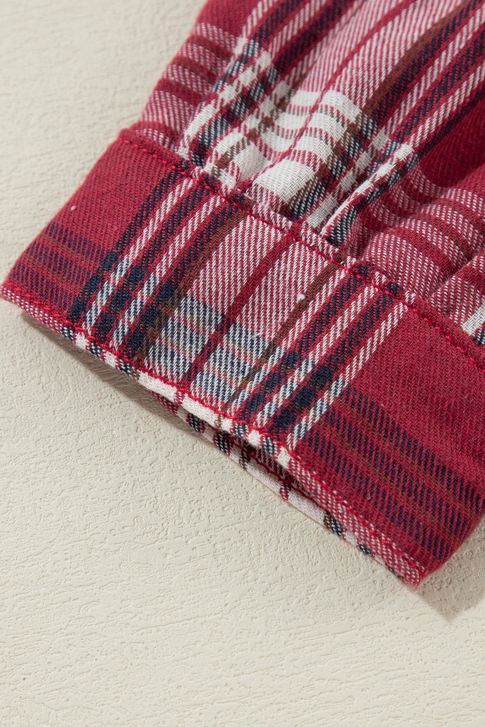 Beau Blue Plaid Print Patchwork Hooded Raw Hem Denim Jacket - Naughty Girl Essentials