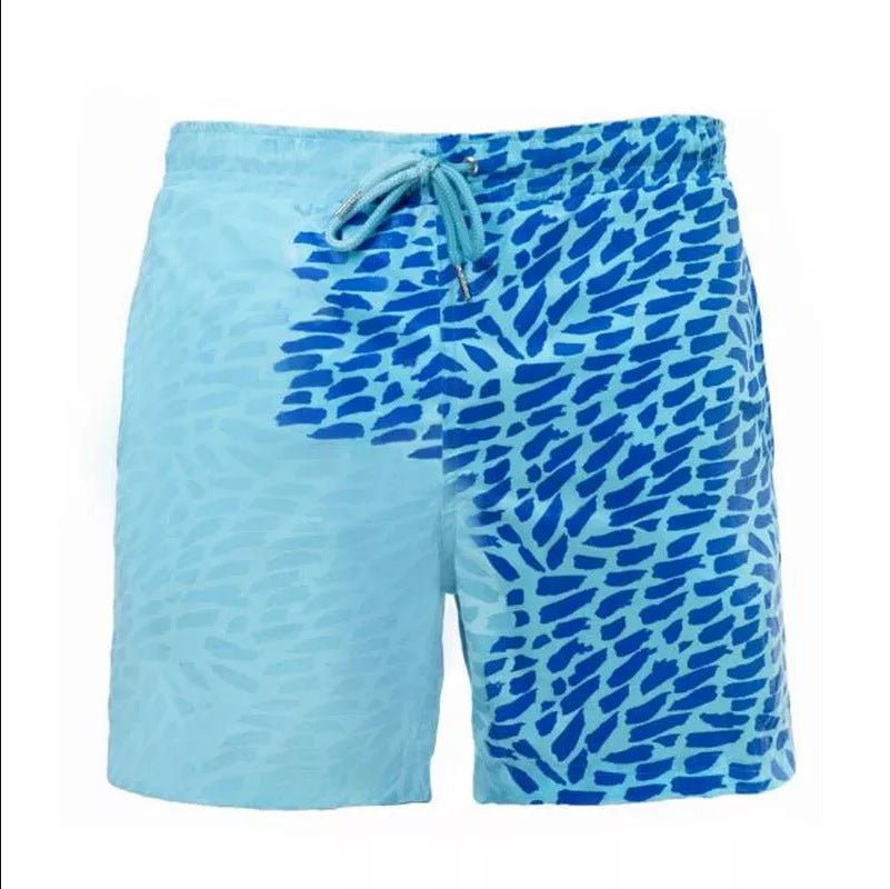 Magical Change Color Beach Shorts Summer Men Swimming Trunks Swimwear Swimsuit Quick Dry bathing shorts Beach Pant - Naughty Girl Essentials