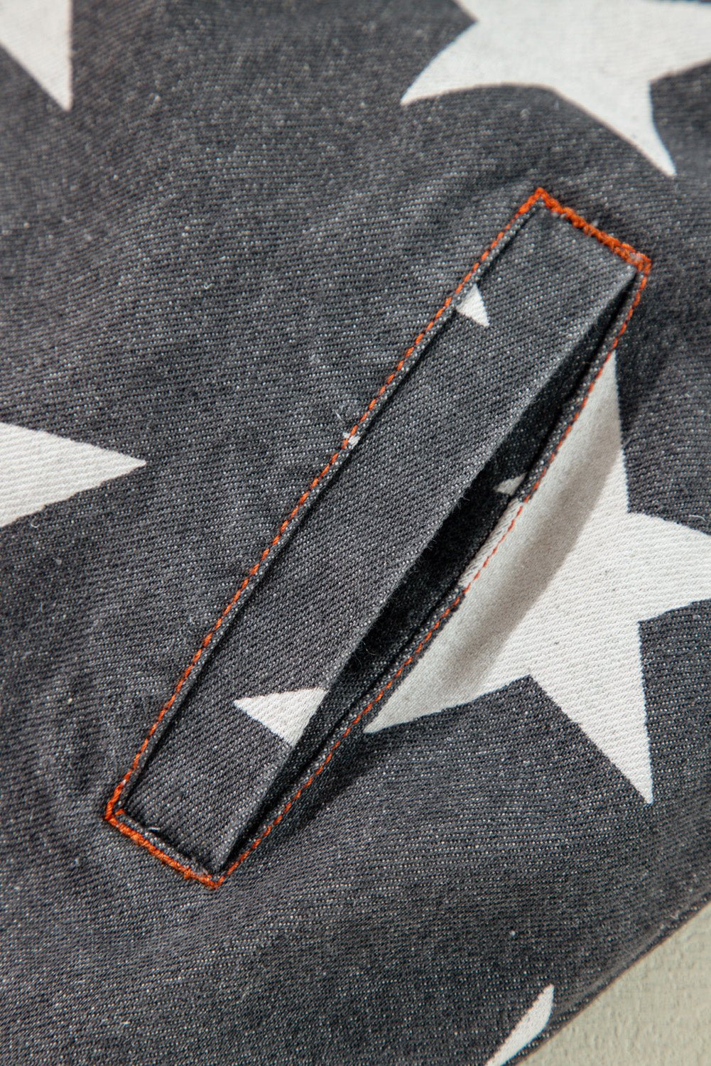 Black Star Snakeskin Printed Patchwork Denim Jacket - Naughty Girl Essentials