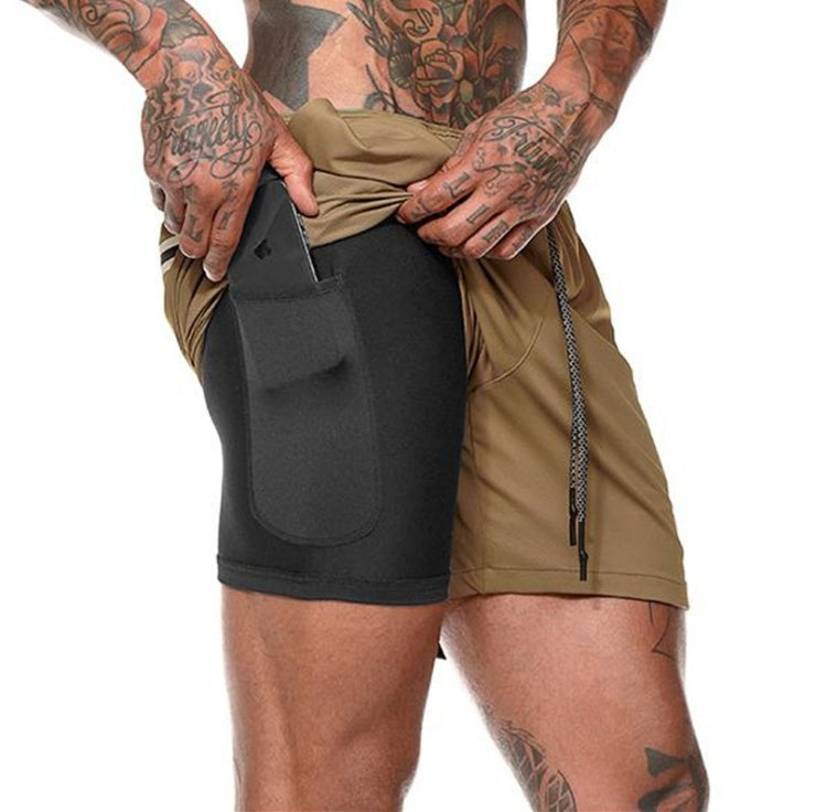 Men's Pocket Compression Shorts - New Design, High Quality, Moisture Wicking