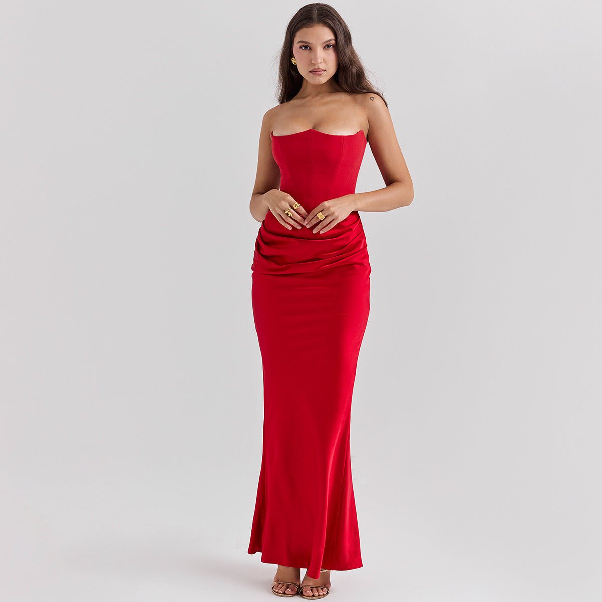 Bandeau Backless Dress - Naughty Girl Essentials