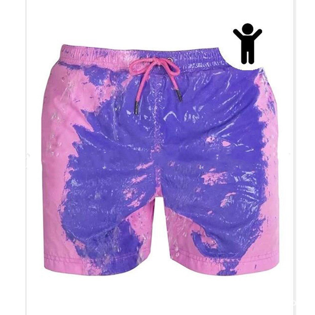 Magical Change Color Beach Shorts Summer Men Swimming Trunks Swimwear Swimsuit Quick Dry bathing shorts Beach Pant - Naughty Girl Essentials