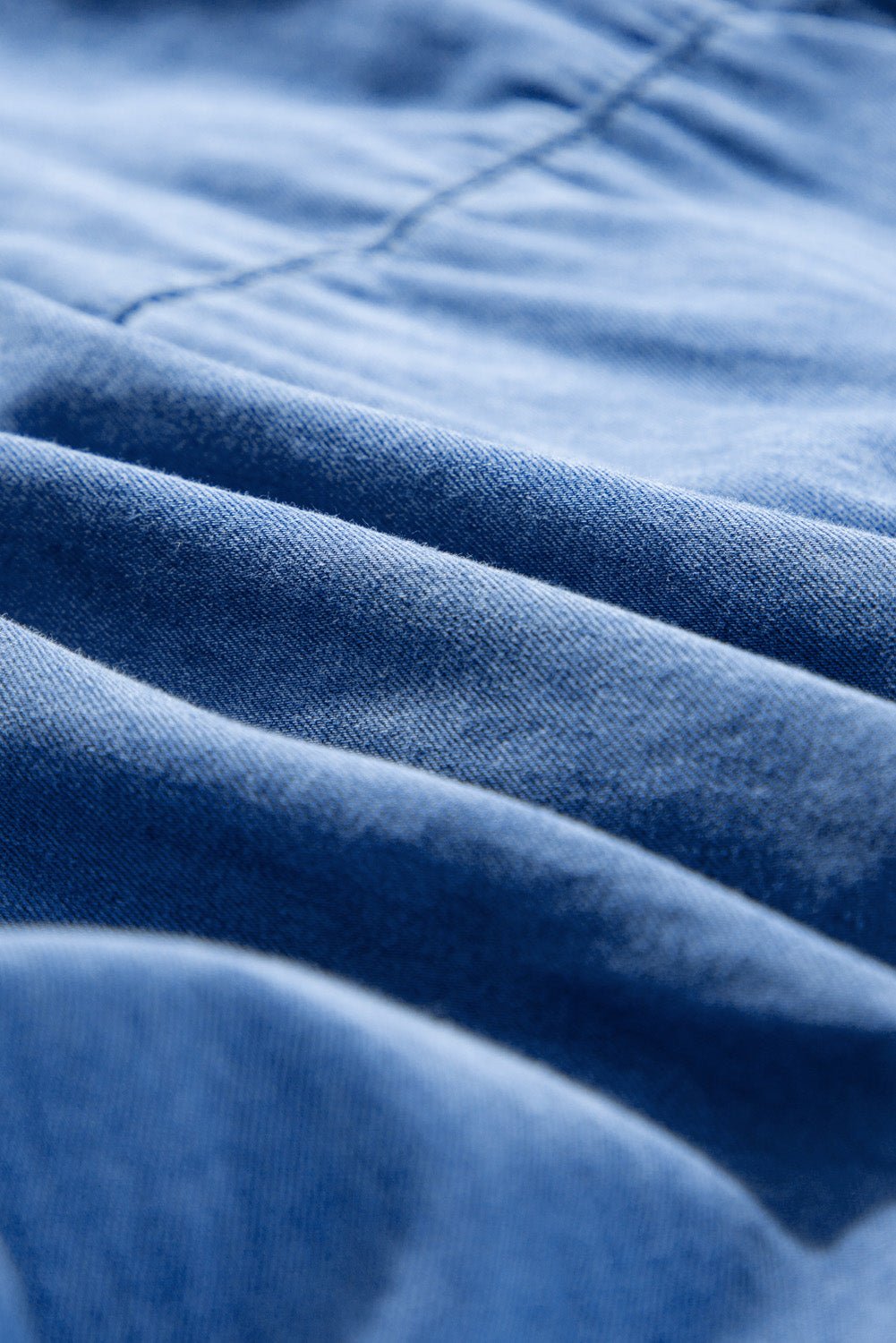 Black Chambray Ruffled 3/4 Sleeve Tiered Split V Neck Mini Dress - Naughty Girl Essentials