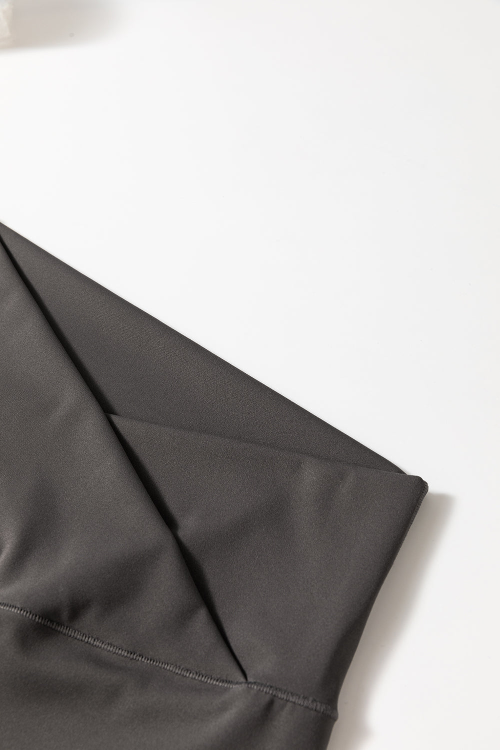 Dark Grey V Shape High Waist Flared Leggings - Naughty Girl Essentials