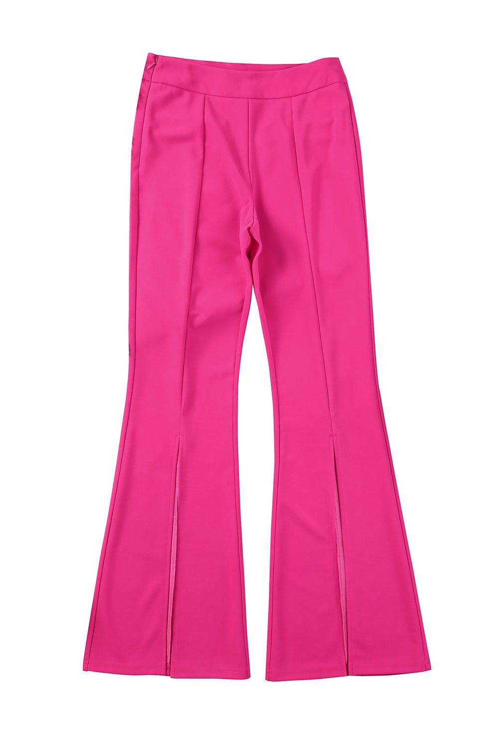 Rose Split Hem High Waist Pants - Naughty Girl Essentials