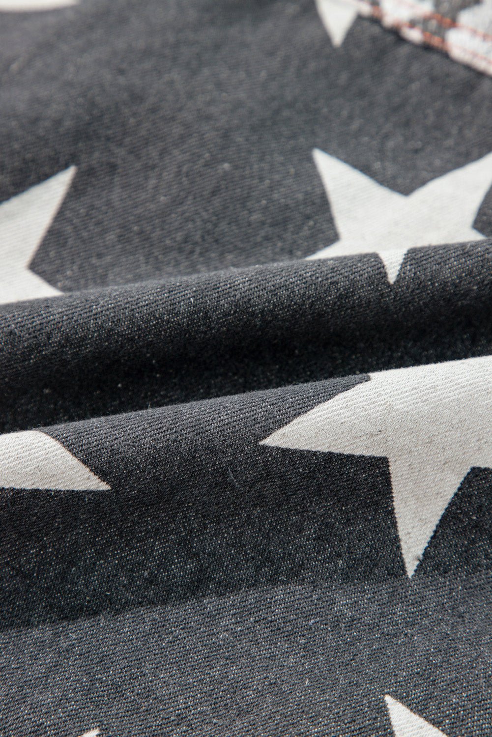 Black Star Snakeskin Printed Patchwork Denim Jacket - Naughty Girl Essentials