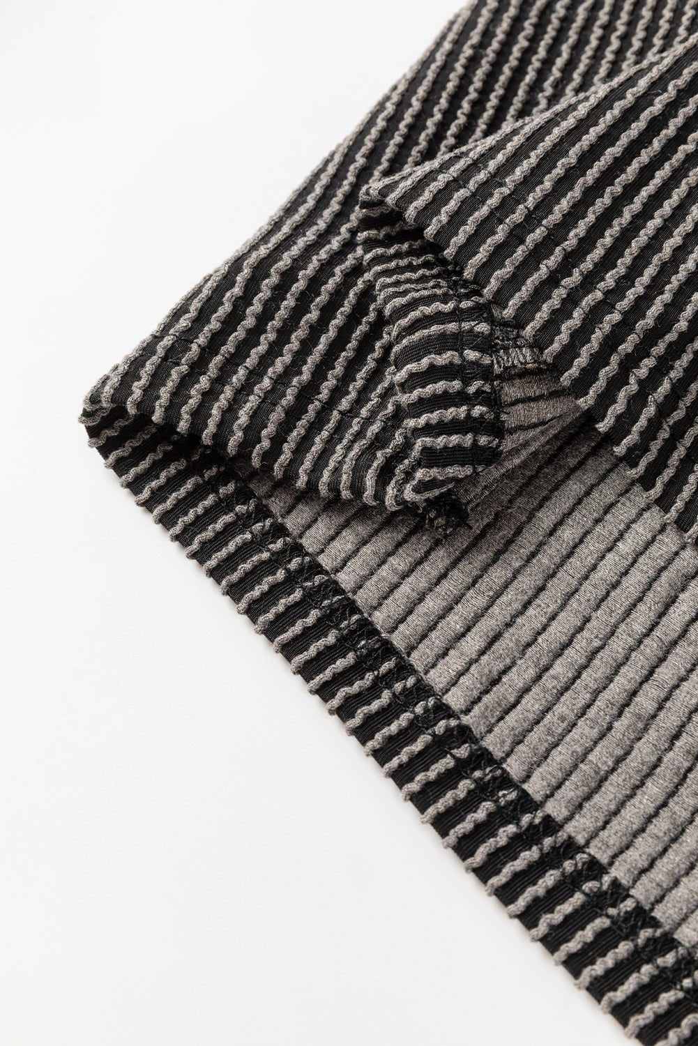 Chestnut Corded Knit Long Sleeve Top and High Waist Shorts Set - Naughty Girl Essentials