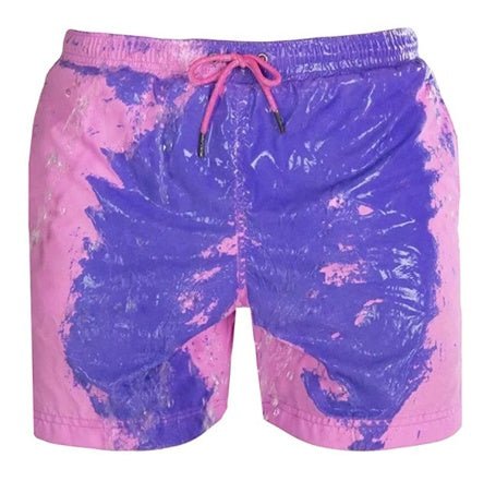 Magical Change Color Beach Shorts Summer Men Swimming Trunks Swimwear Swimsuit Quick Dry bathing shorts Beach Pant - Naughty Girl Essentials