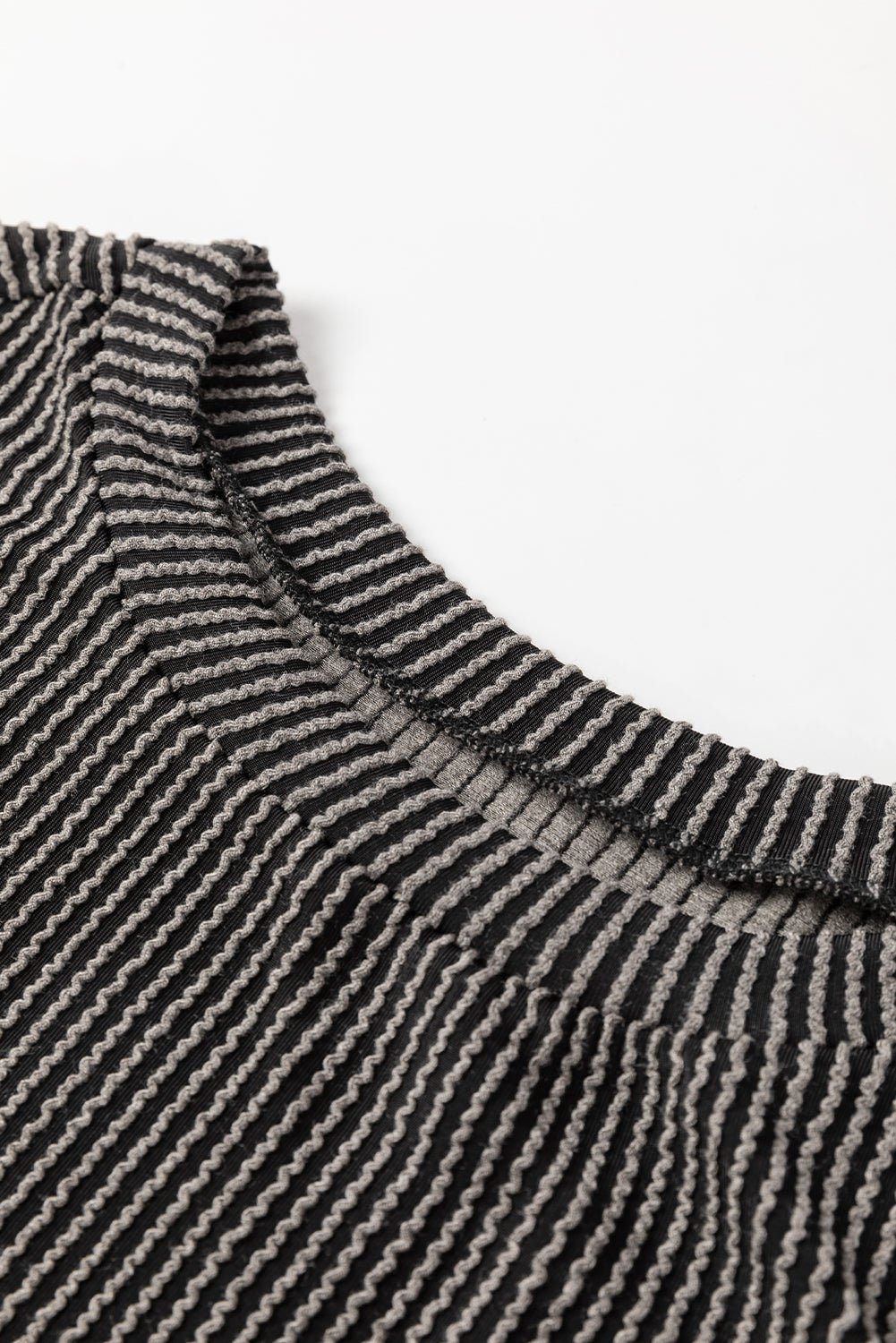 Chestnut Corded Knit Long Sleeve Top and High Waist Shorts Set - Naughty Girl Essentials