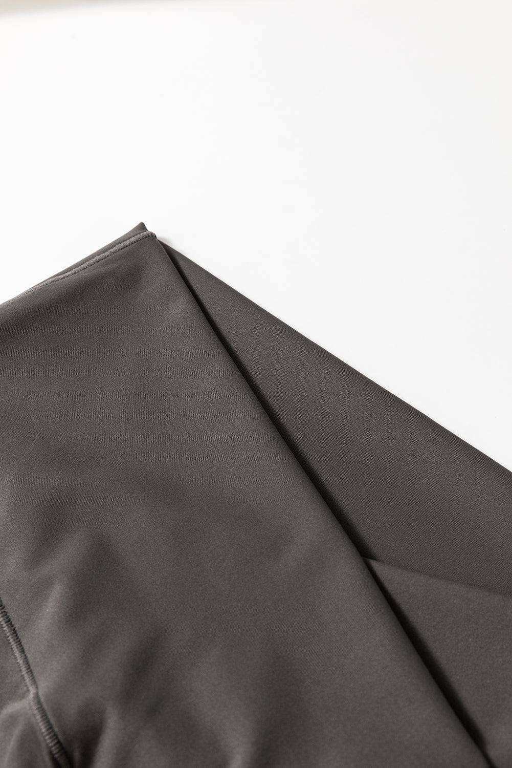 Dark Grey V Shape High Waist Flared Leggings - Naughty Girl Essentials