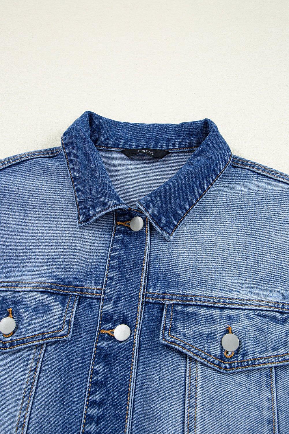 Black Raw Edge Ruffled Short Sleeve Denim Jacket - Naughty Girl Essentials